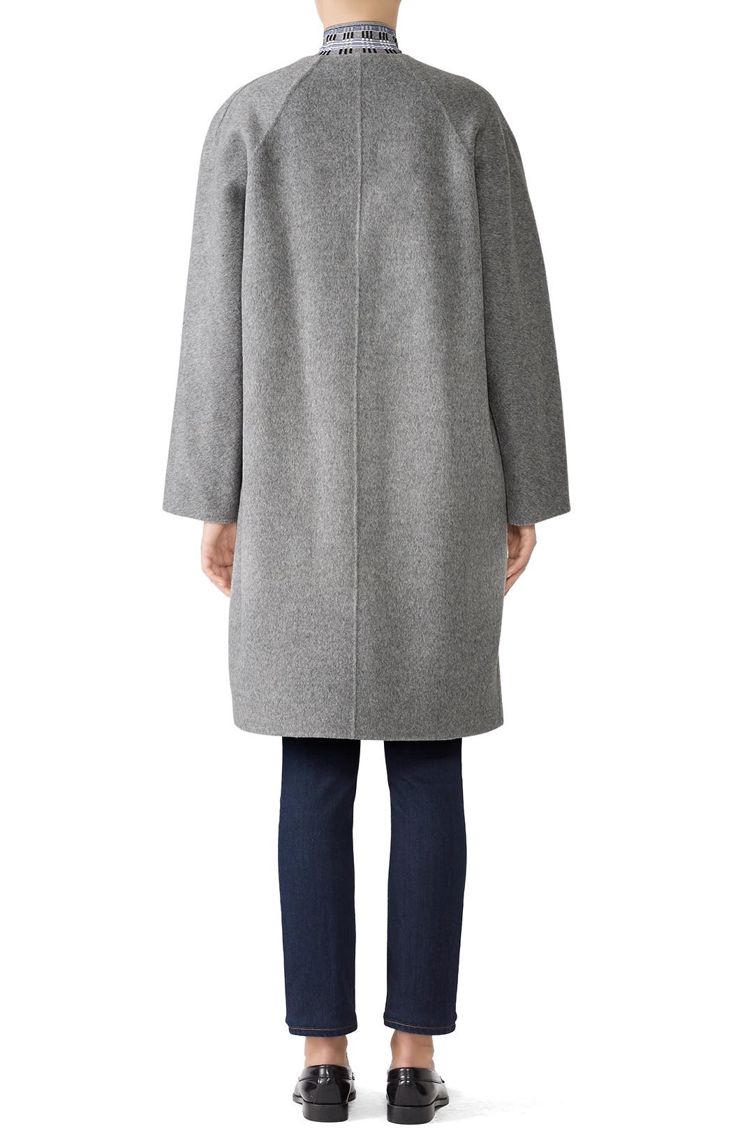 theory coat grey