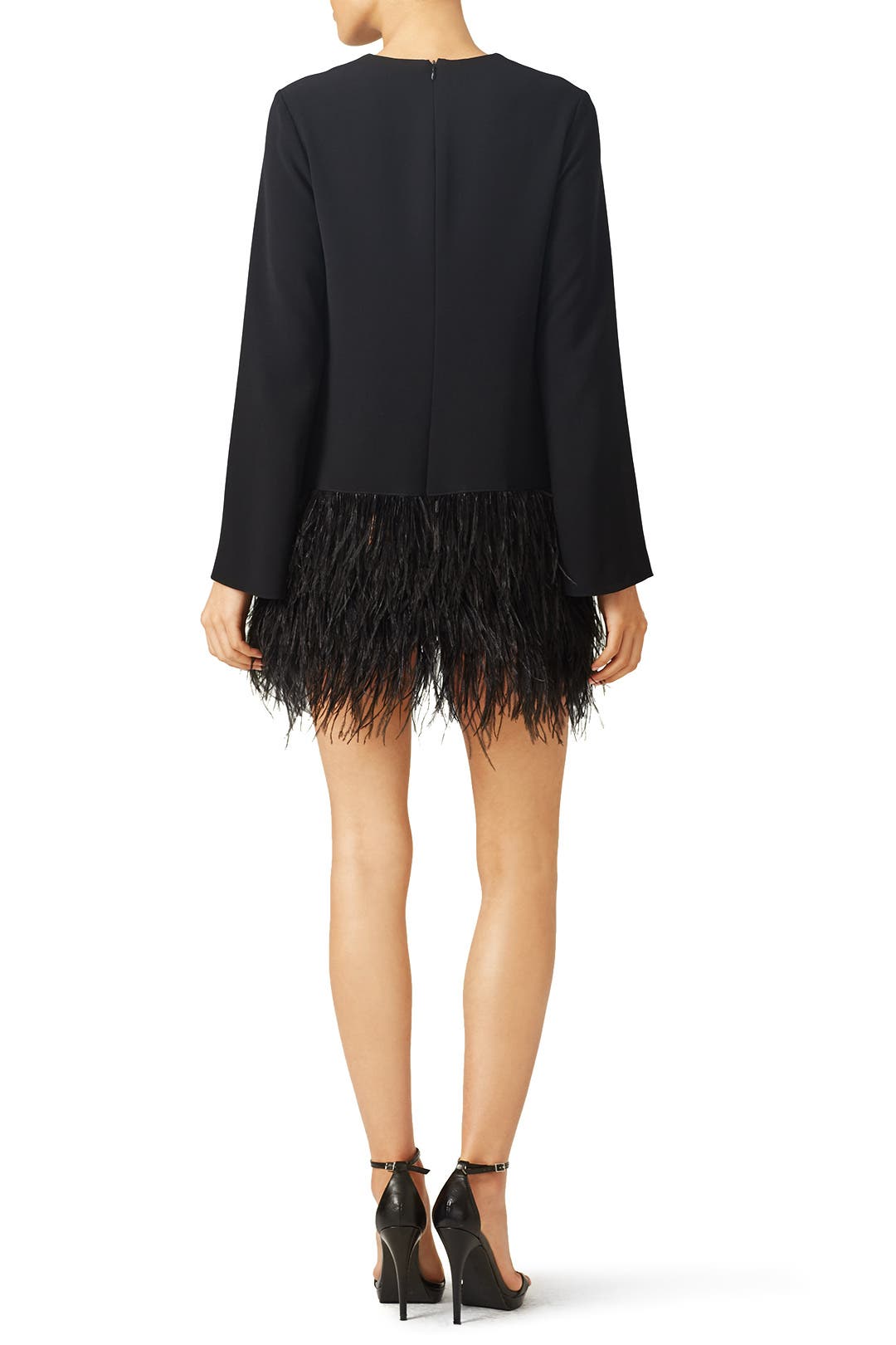 elizabeth and james feather dress