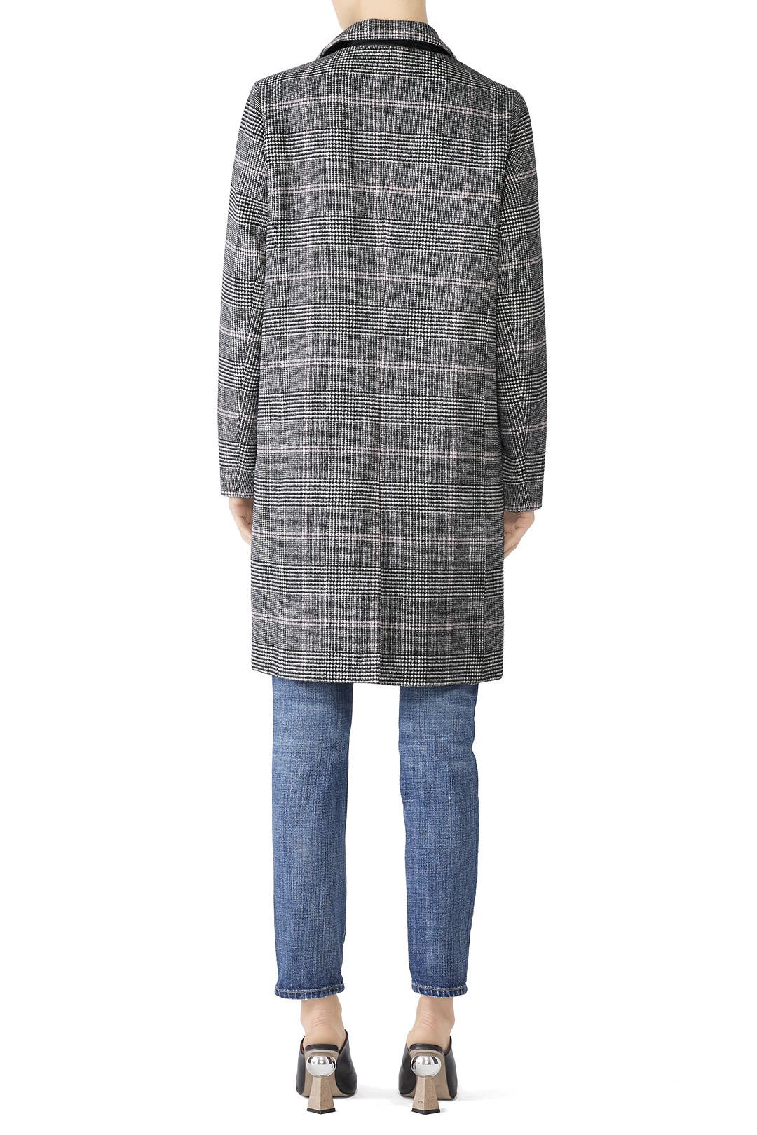 rails anders plaid coat