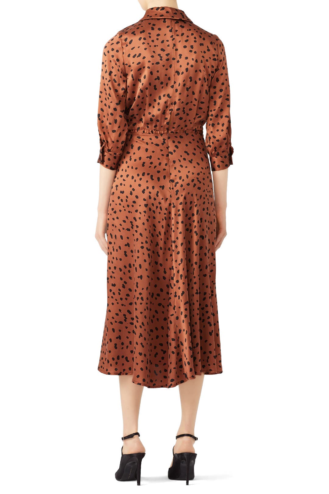 bec and bridge wild cat midi dress