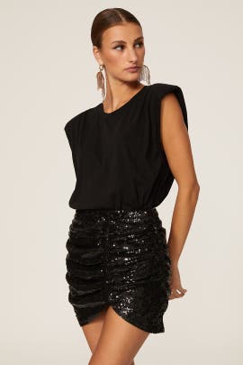 Cam Sequin Skirt by retrofête for $30 