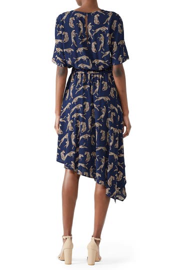 rebecca taylor linen wrap dress