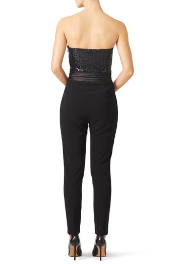 badgley mischka emma jumpsuit