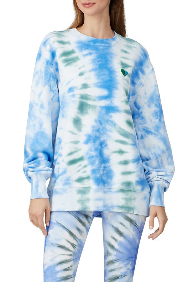 French Terry Tie Dye Sweatshirt by Tory 