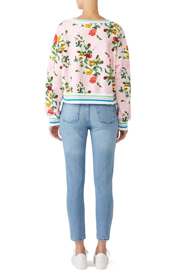 milly floral sweatshirt