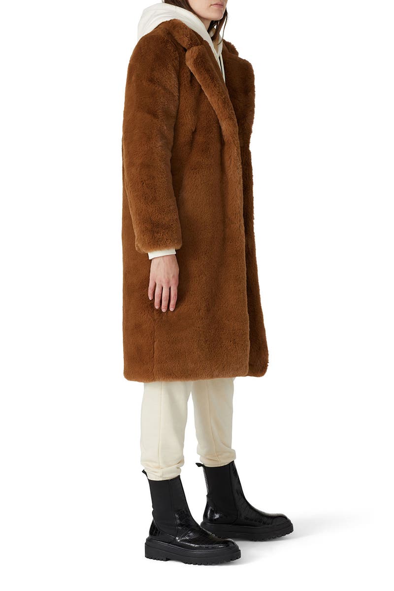 Siena Faux Fur Coat by Apparis for $70 
