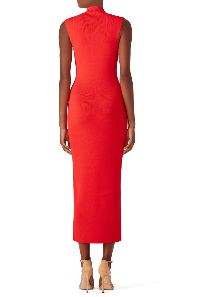 solace red dress