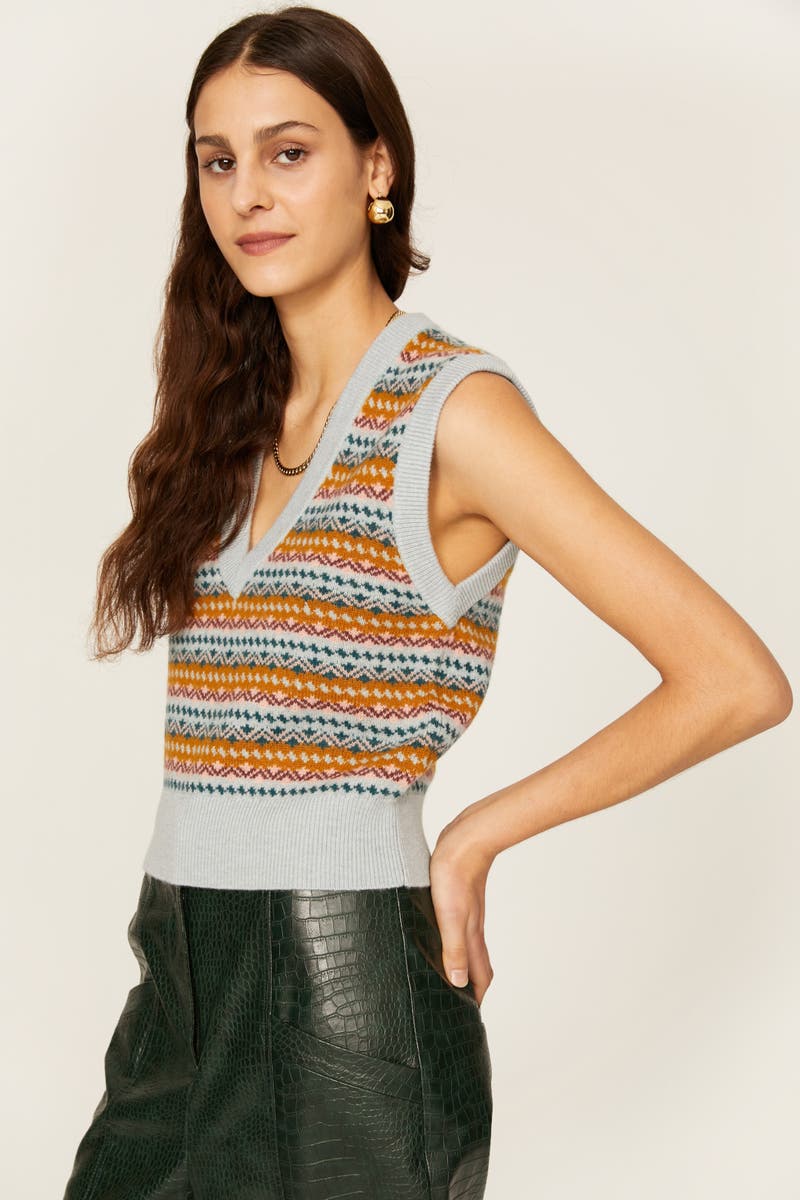Helenka Sweater Vest by Veronica Beard 