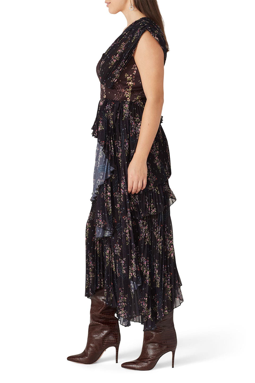 Asymmetric One Shoulder Dress by AMUR 