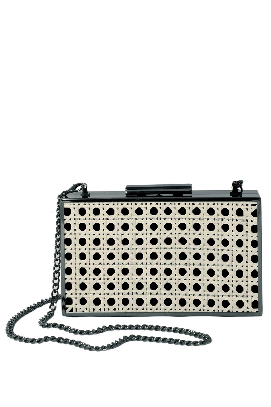 Cora Crosshatch Clutch by Inge Christopher for $20 | Rent the Runway