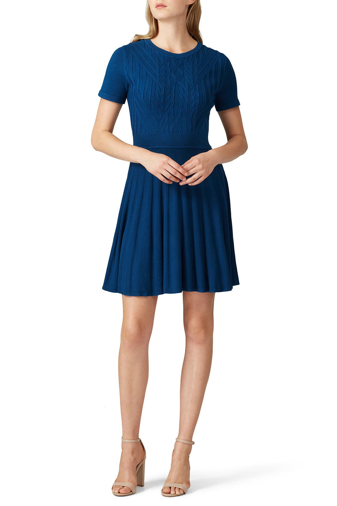 Blue ALine Dress by Draper James for 30 Rent the Runway