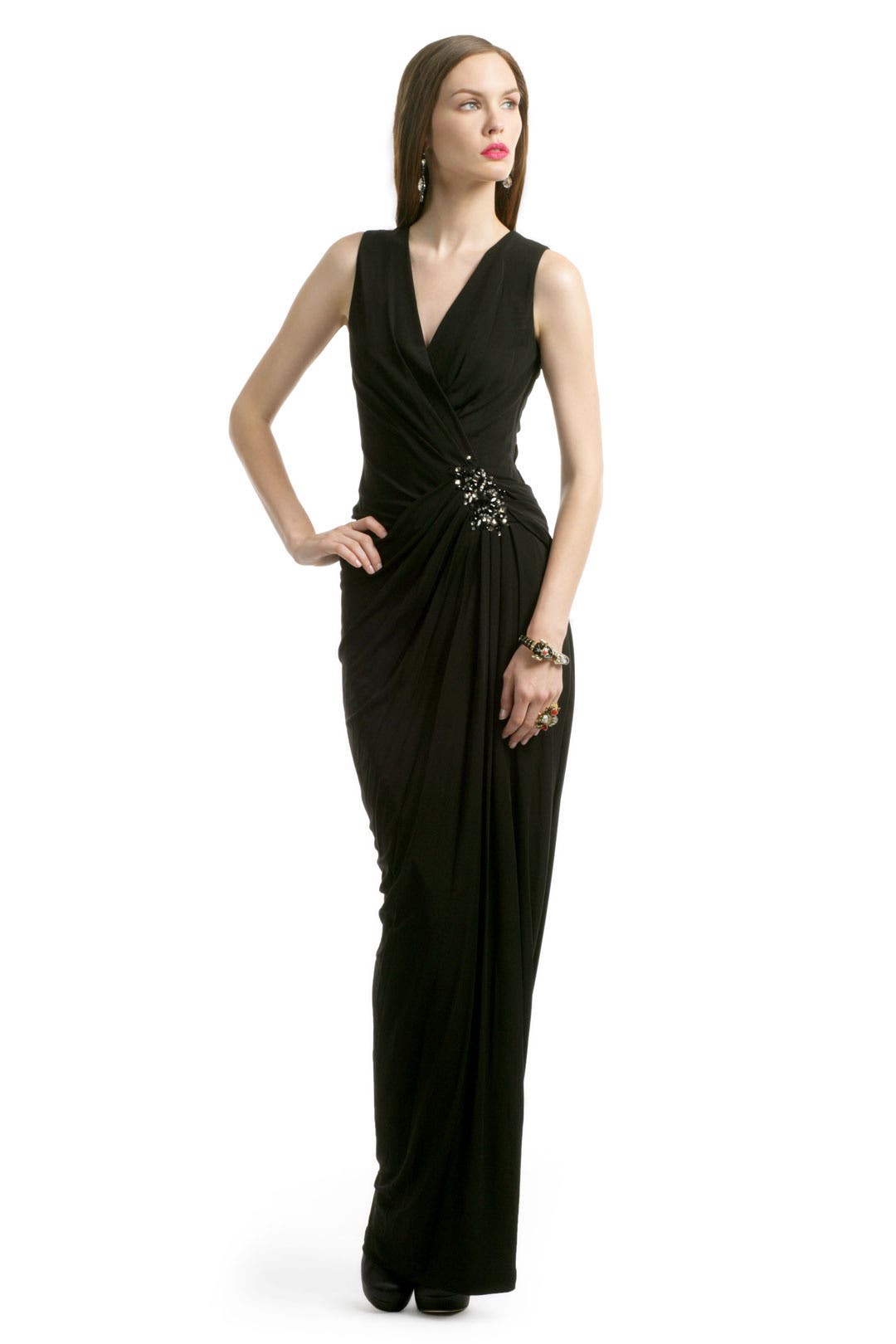 Galaxy Dust Gown by Robert Rodriguez Black Label