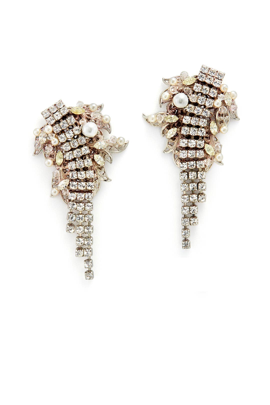 Crystal Romantic Earrings by Erickson Beamon