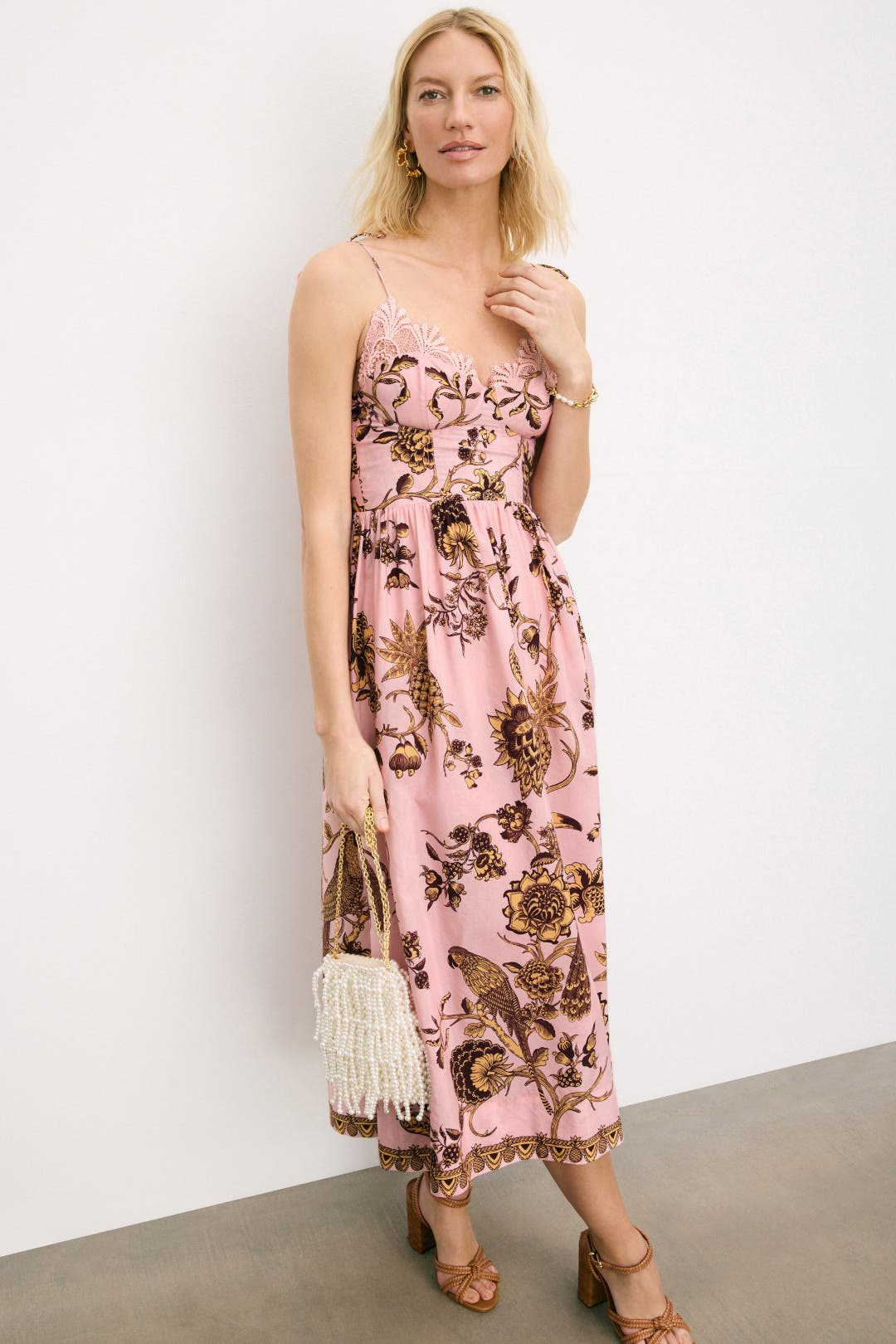 ワンピース FARM RIO Sangallo lace midi dress 2025_05_09_21_11_23_25a-farm-