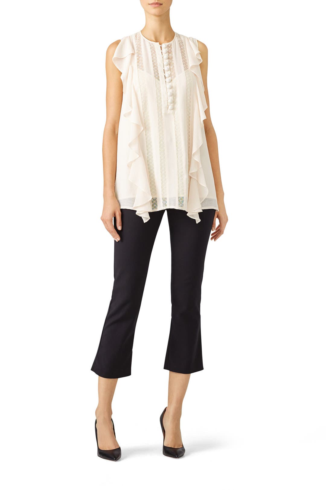 Gauze Ruffle Top by Jason Wu for 42 Rent the Runway
