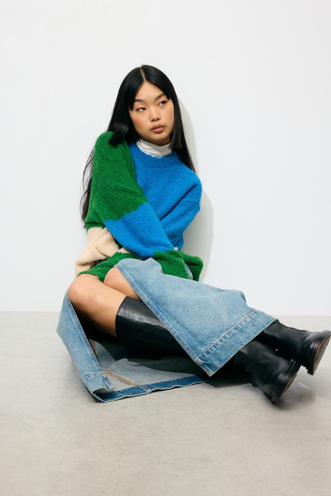 Elle Textured Crew Knit by Apiece Apart | Rent the Runway