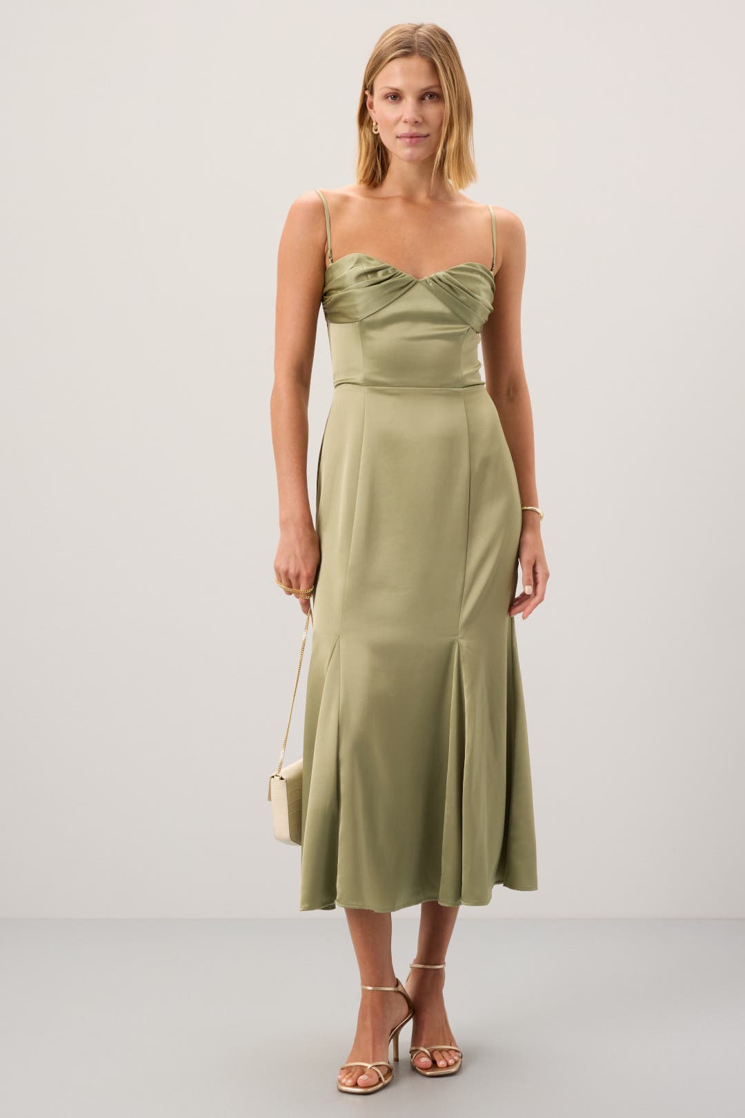 Reformation Green Dress Rent The Runway Kourtney Dress