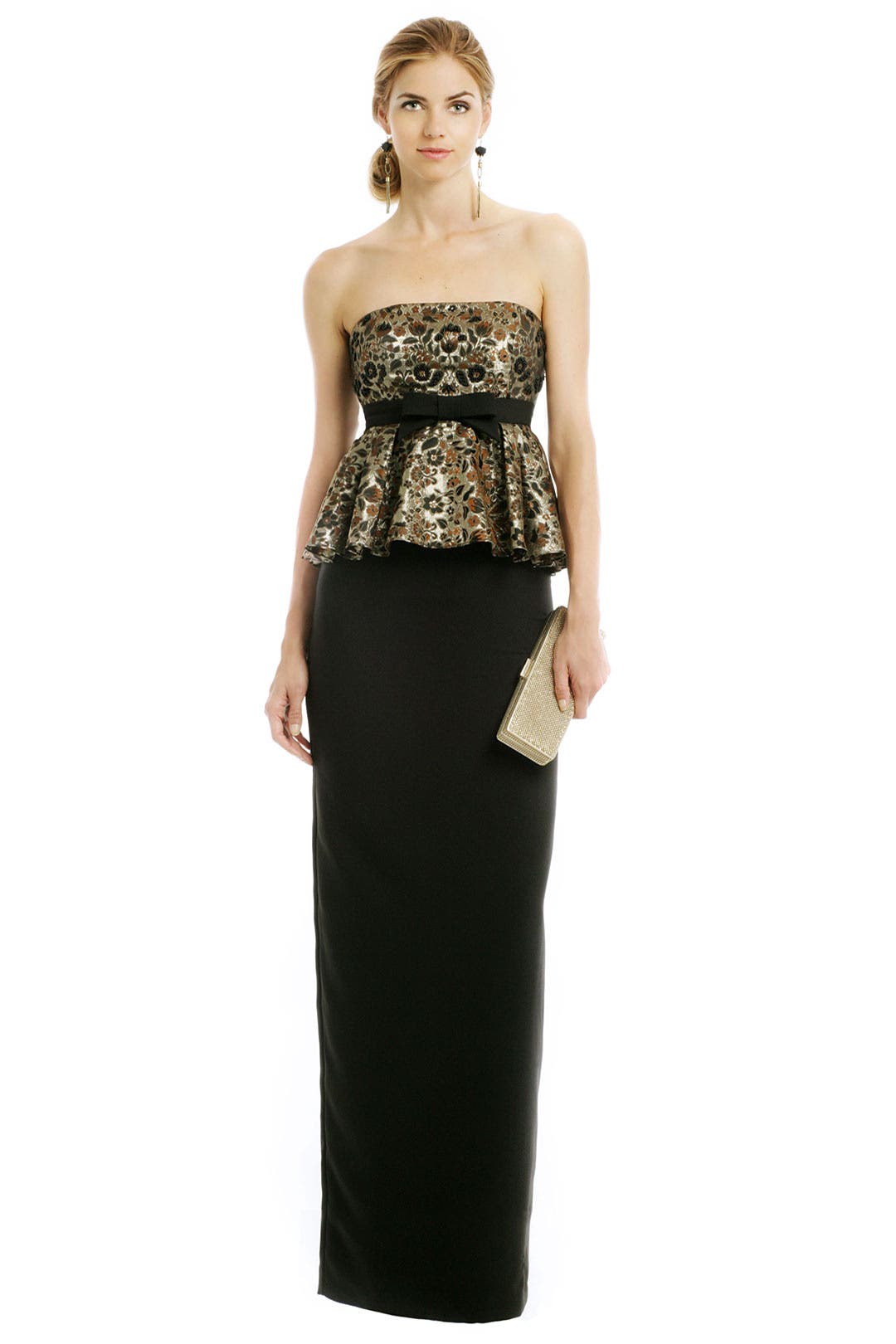 Patrina Peplum Gown by Raoul