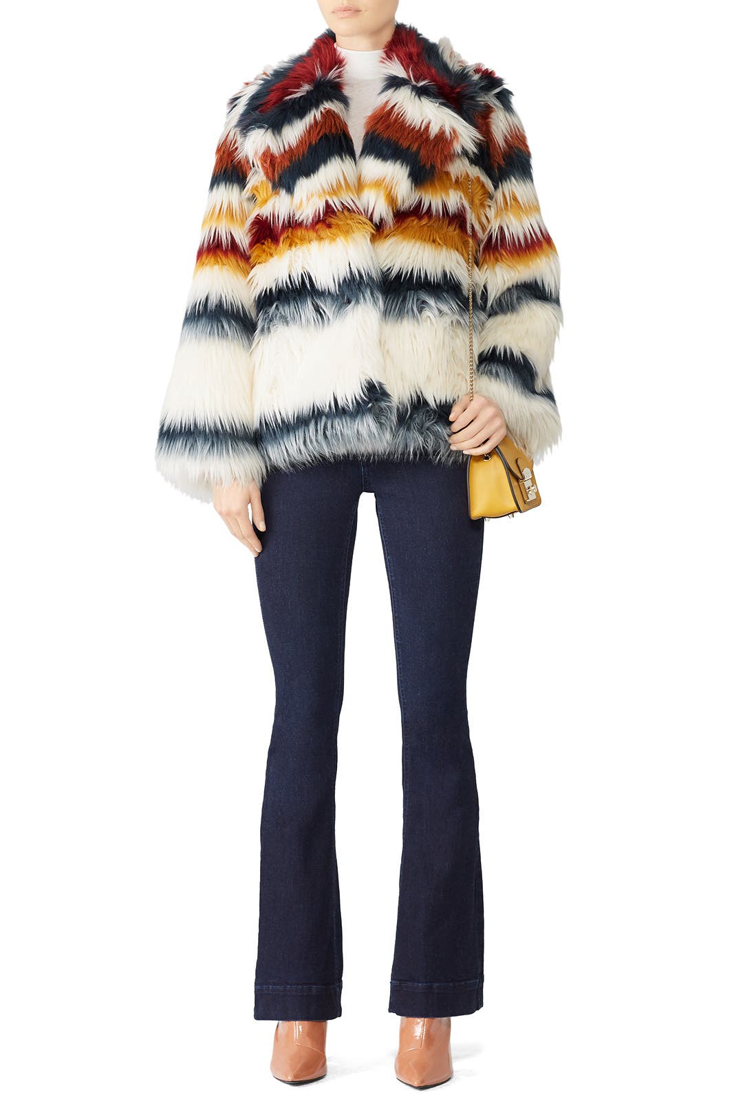 Faux Fur Sarah Coat by Waverly Grey Rent the Runway