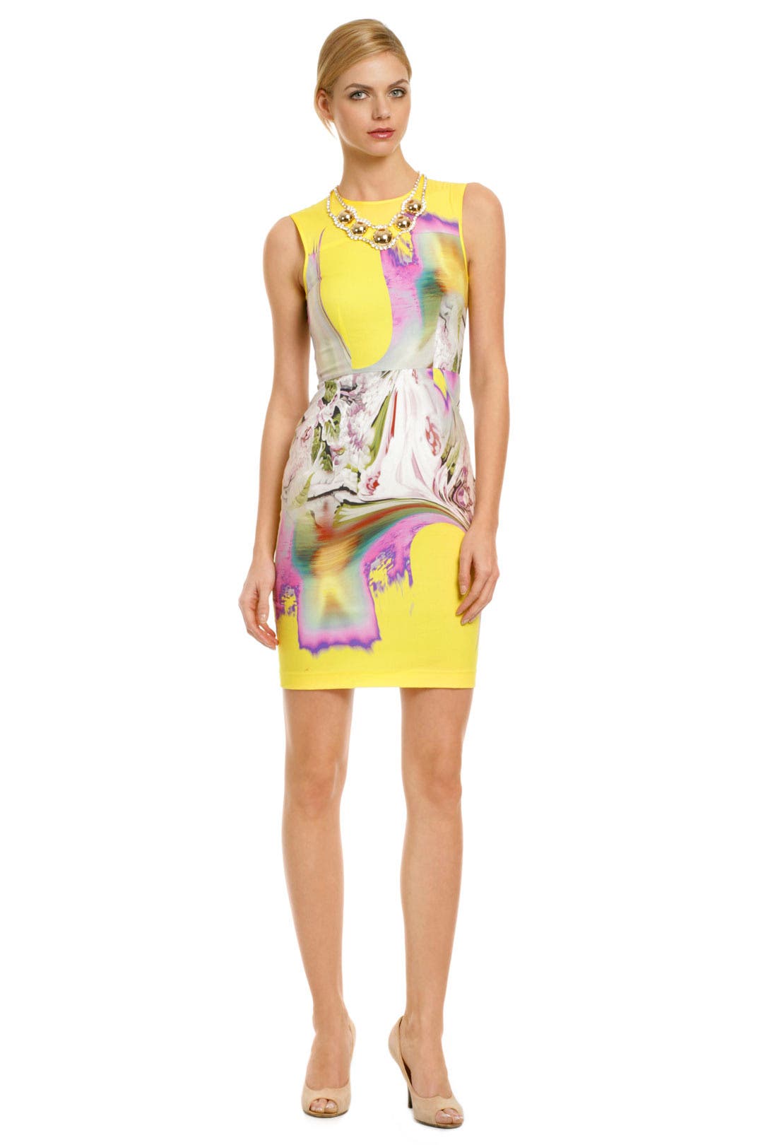 Melting Floral Sheath by Vera Wang