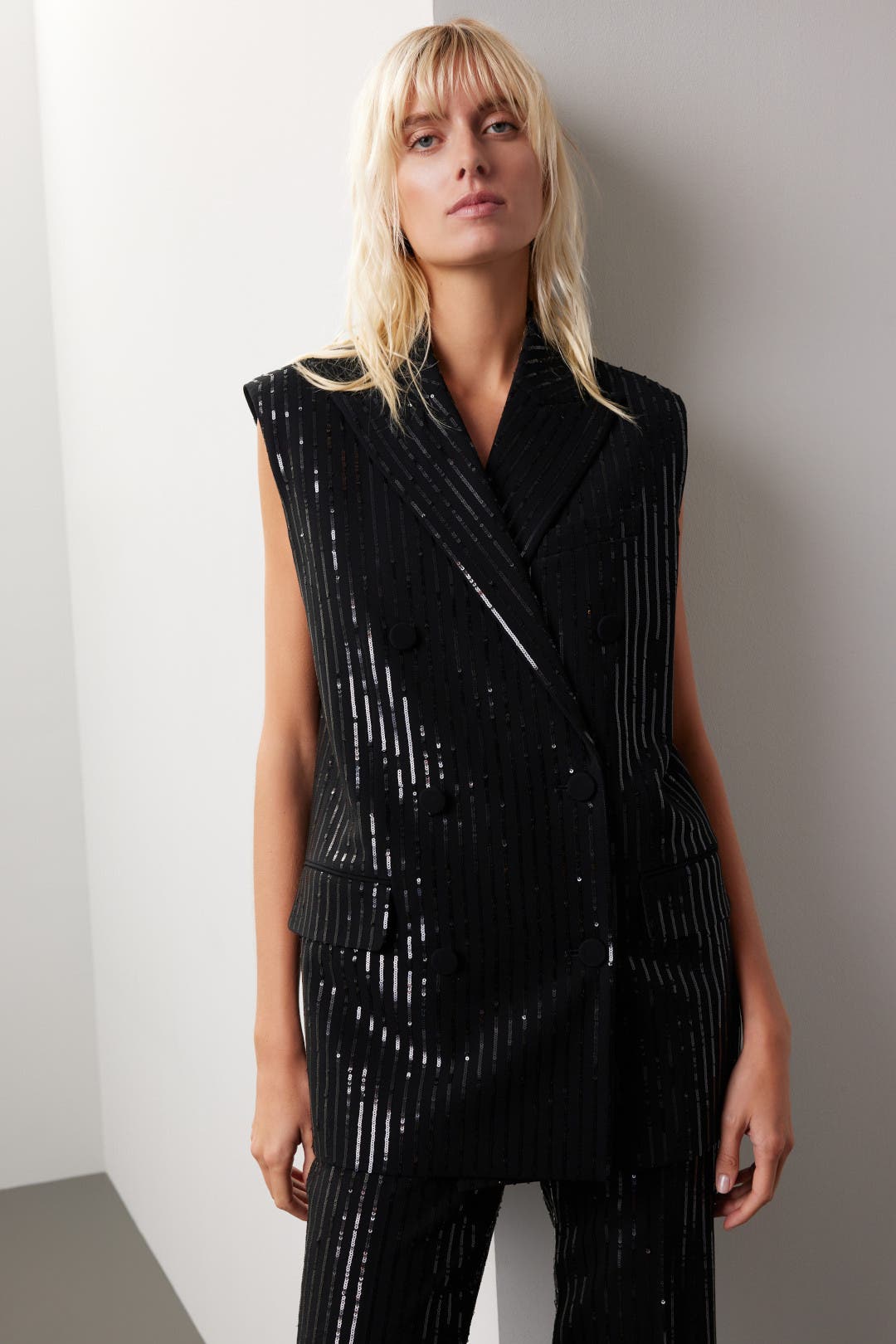 MINKA PINSTRIPE VEST