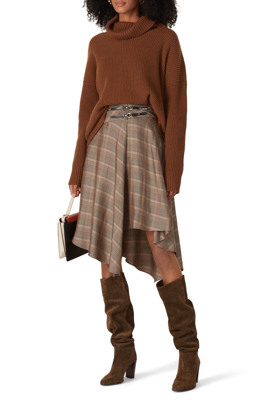 スカート PINKO Women Skirts 104752A2DGL78 Brown Satin, lace and rhinestone-fringe slip dress PINKO → Shop