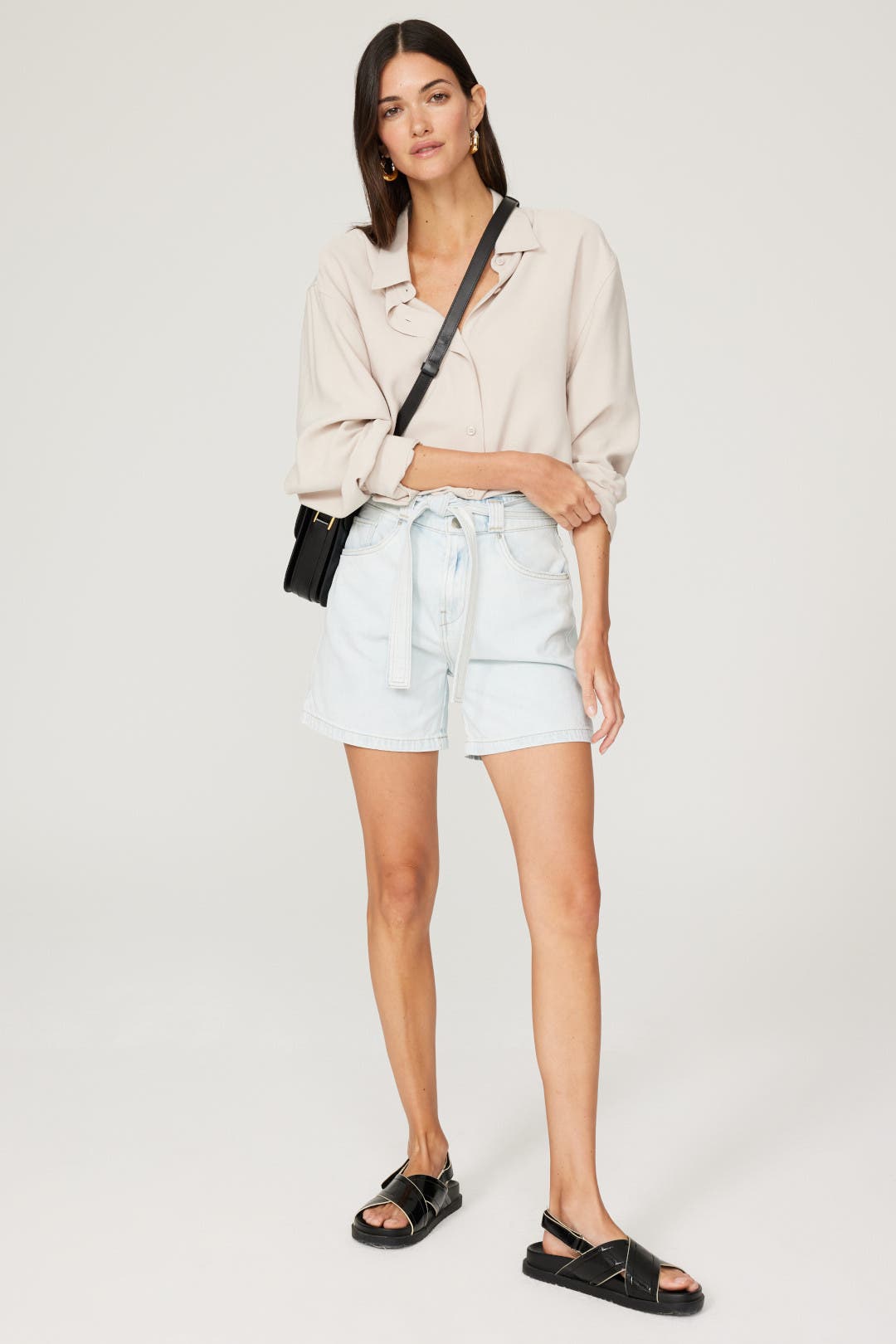 Utility track shorts