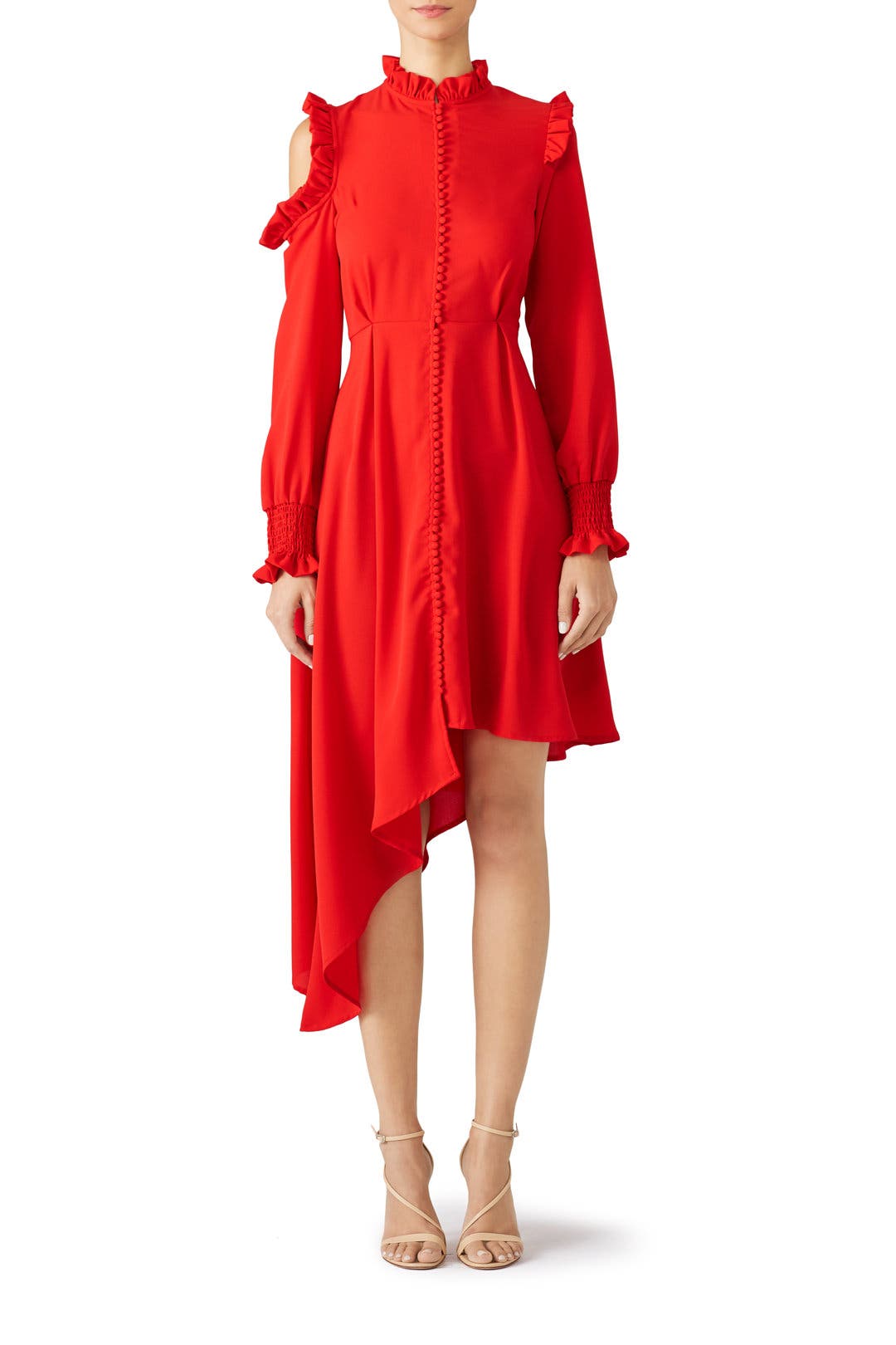 Lightly Frilled Sweet Escape Dress by StyleKeepers Rent the Runway