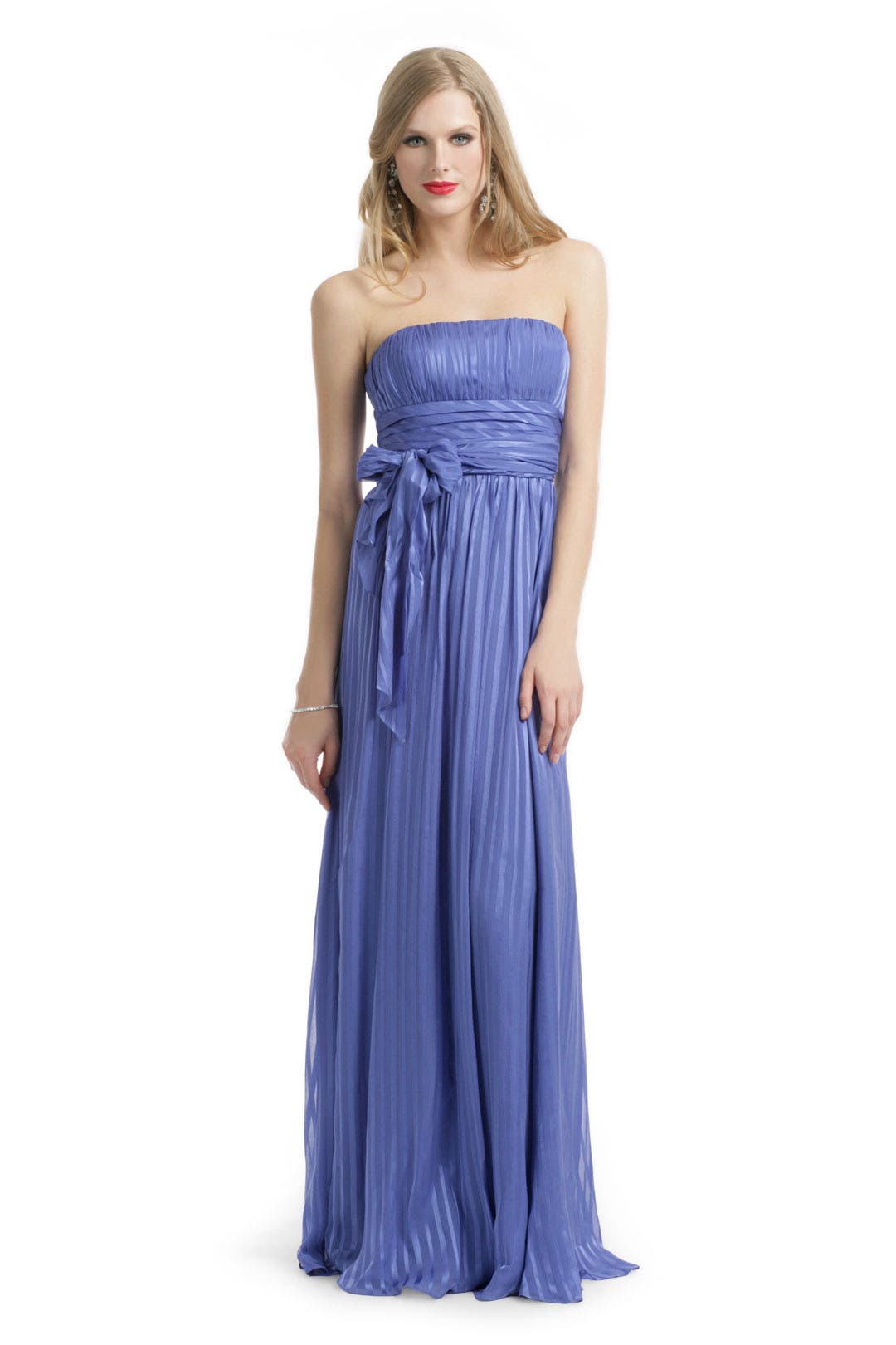 Silk Stripe Gown by BCBGMAXAZRIA for $43 | Rent the Runway