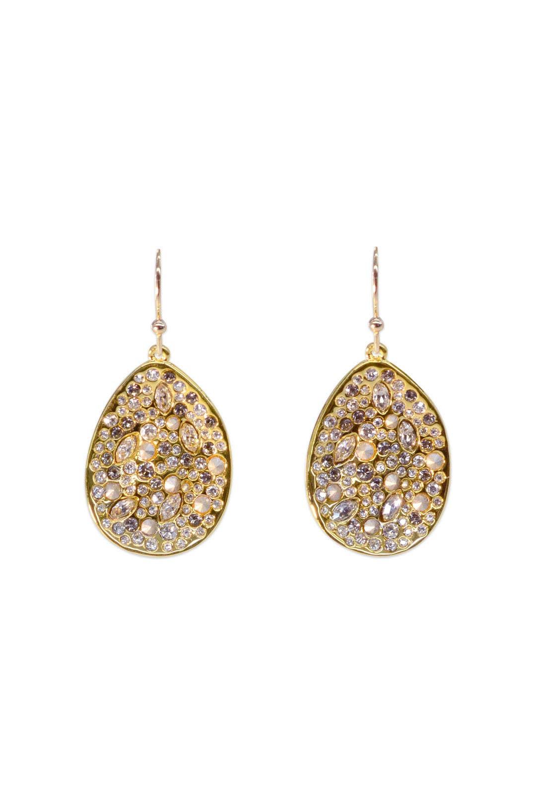 Gold Pave Teardrop Earring By Alexis Bittar For 116 The Runway