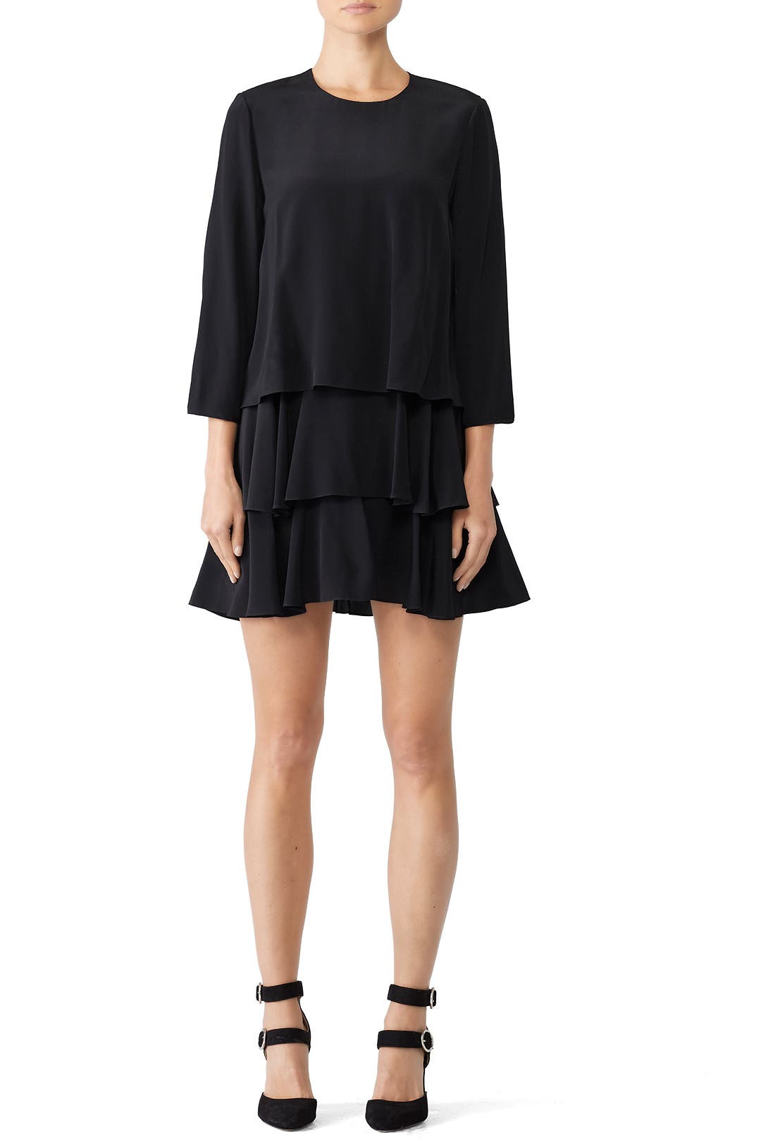 Long Sleeve Ruffle Dress by Jason Wu for 54 Rent the Runway