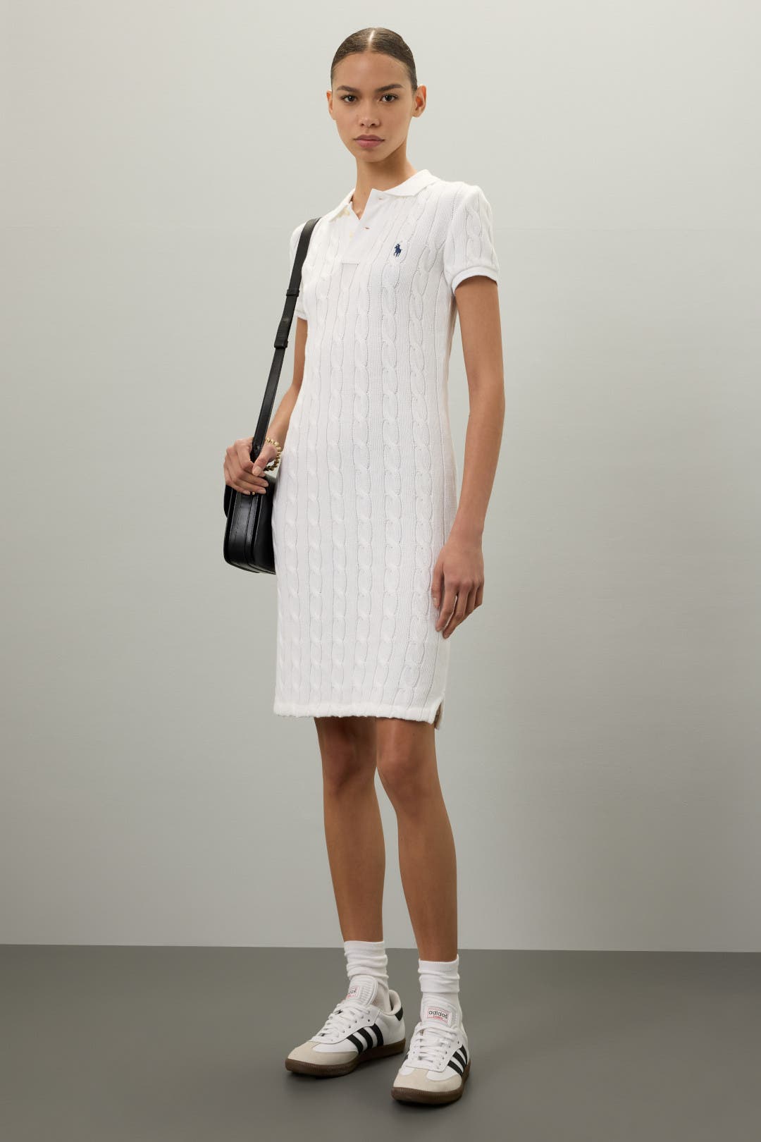 【送料&関税込】Ralph Lauren Vasberri Short Sleeve Day Dress Ralph Lauren Vasberri Short Sleeve Day Dress in Natural | Lyst