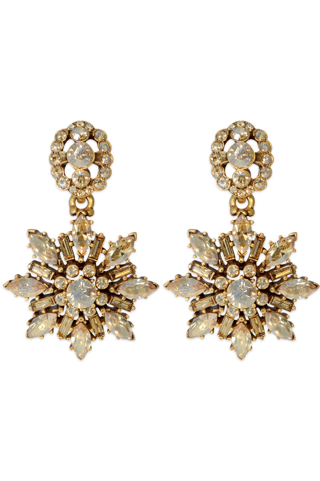 Etoile Earrings by Oscar de la Renta