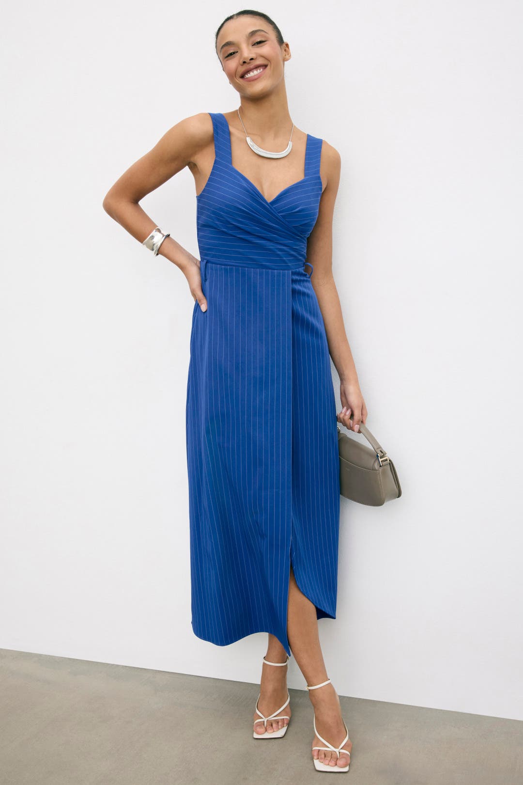 VIP【関税送料無料】希少 EMPORIO ARMANI LONG DRESS Emporio Armani Stretch Jersey Long Dress With Waist Draping