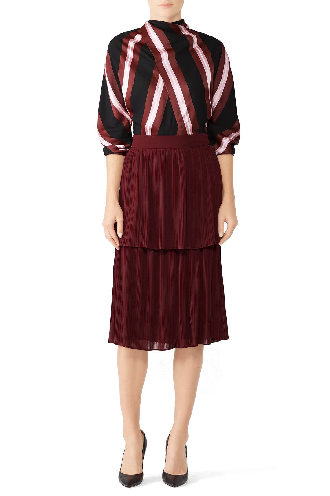 The Roman Skirt by Fame & Partners for 45 Rent the Runway