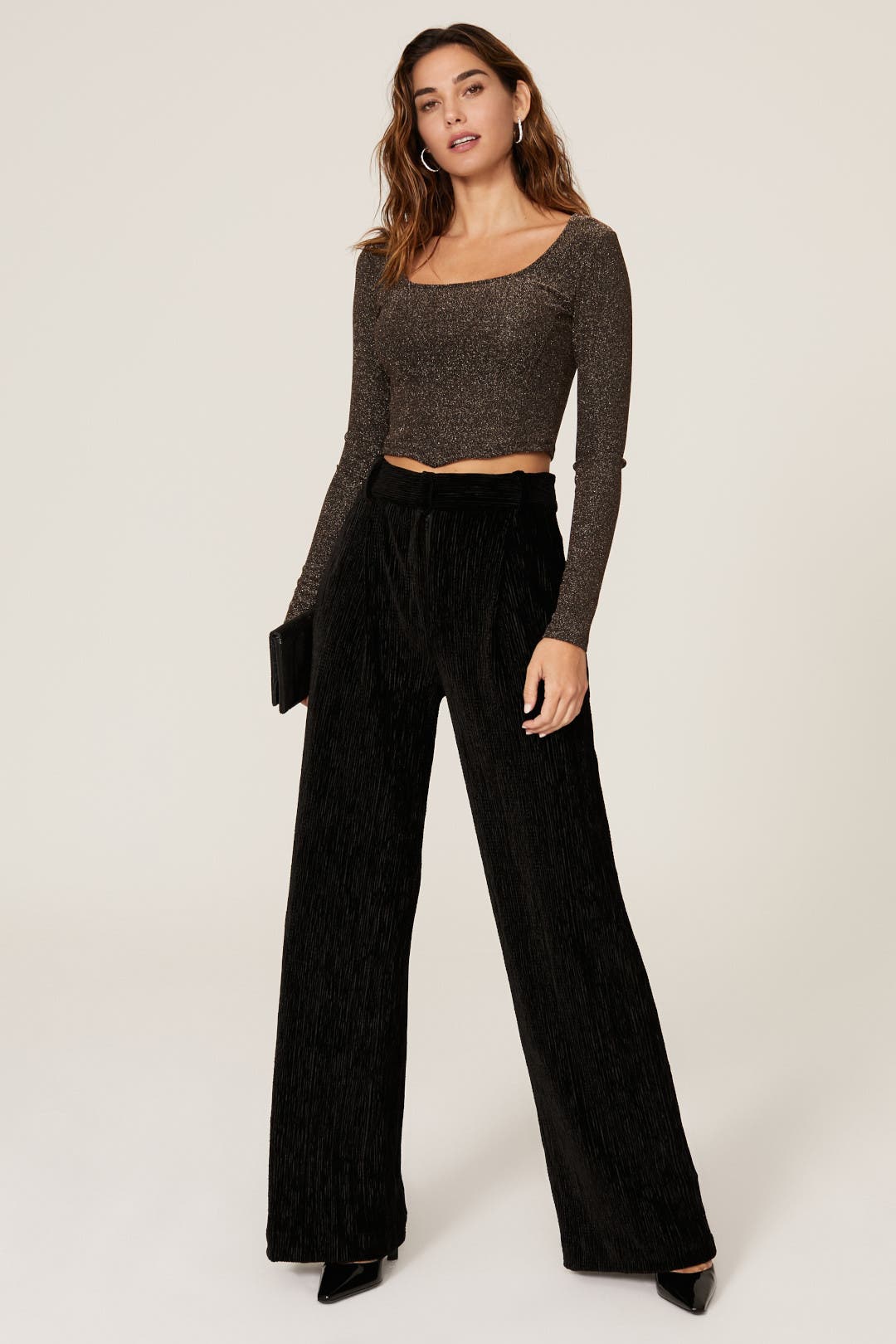 Sparkle Crop Top by Louna Rent the Runway