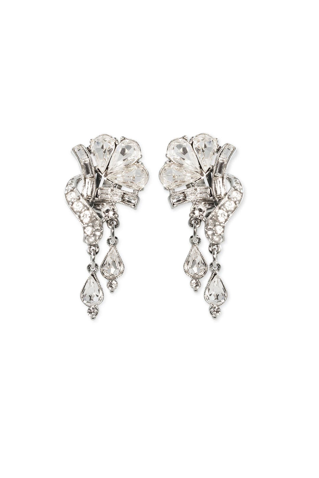 Twisted Floral Drop Earrings by Ben-Amun