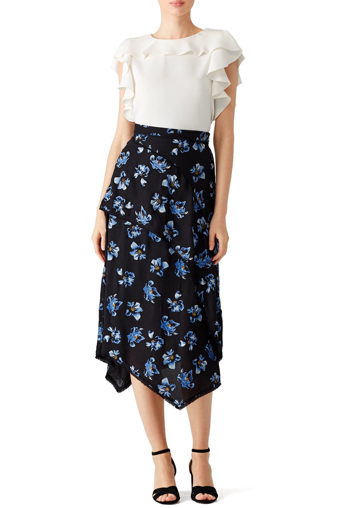 White Colette Top by Amanda Uprichard for 30 Rent the Runway