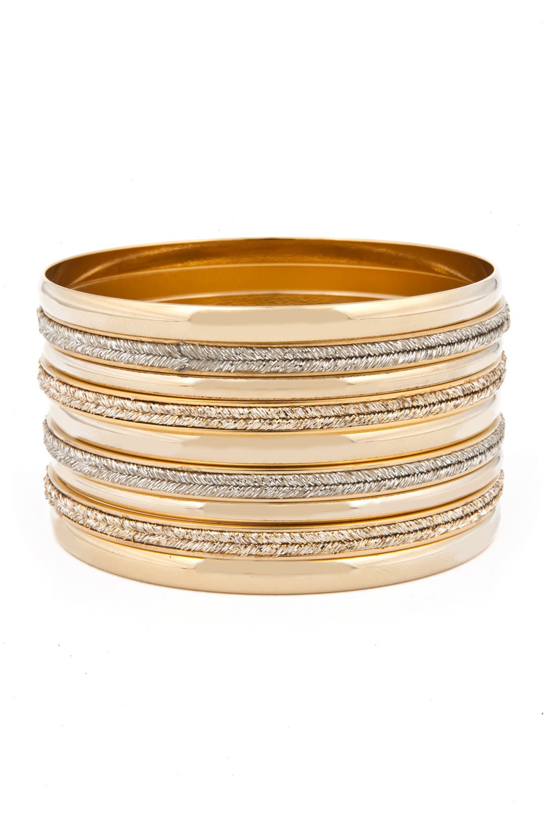 Gold Bangle Stack by AV Max