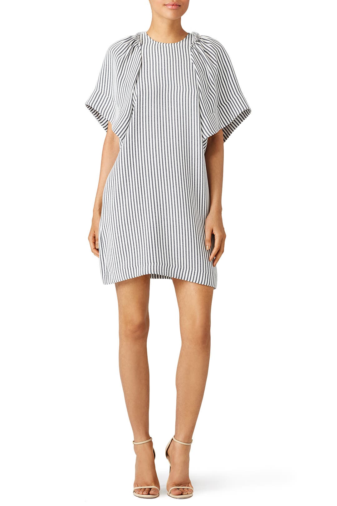 Pleated Bold Sleeve Dress by Rachel Comey Rent the Runway