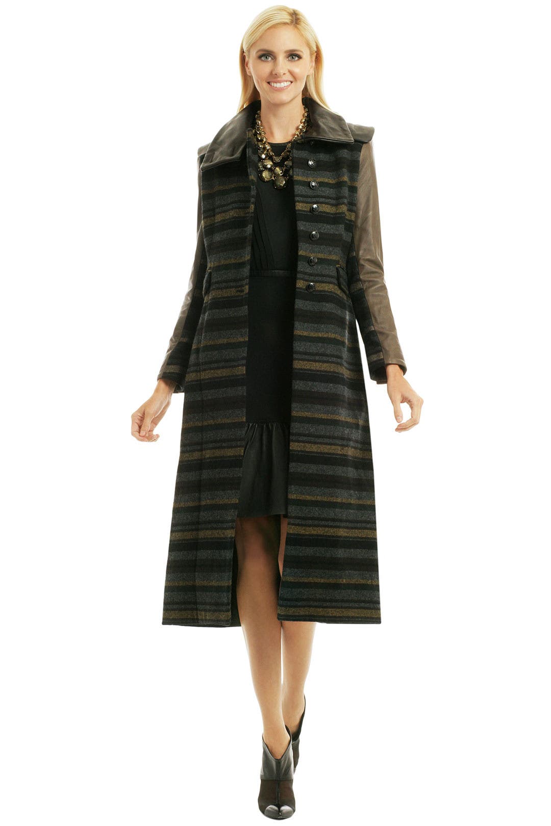 Striped Kutch Coat by rag & bone