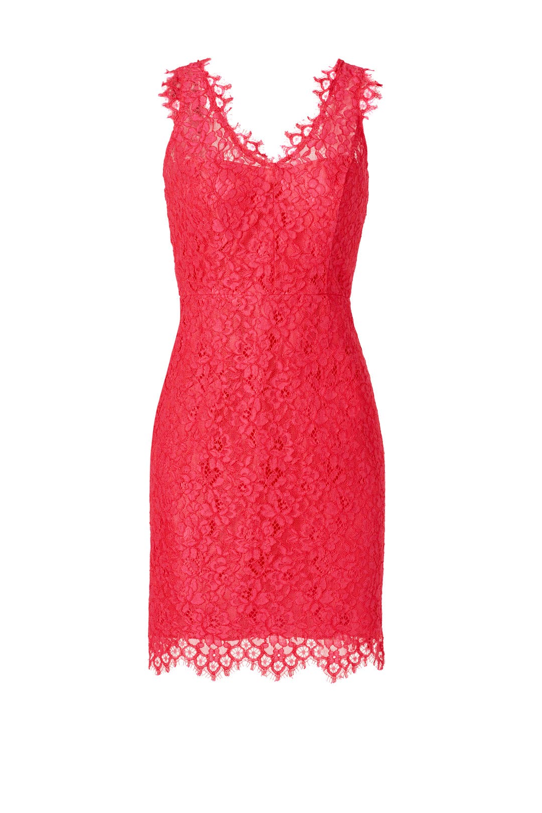 Watermelon Lace Dress by Shoshanna for $45 | Rent the Runway