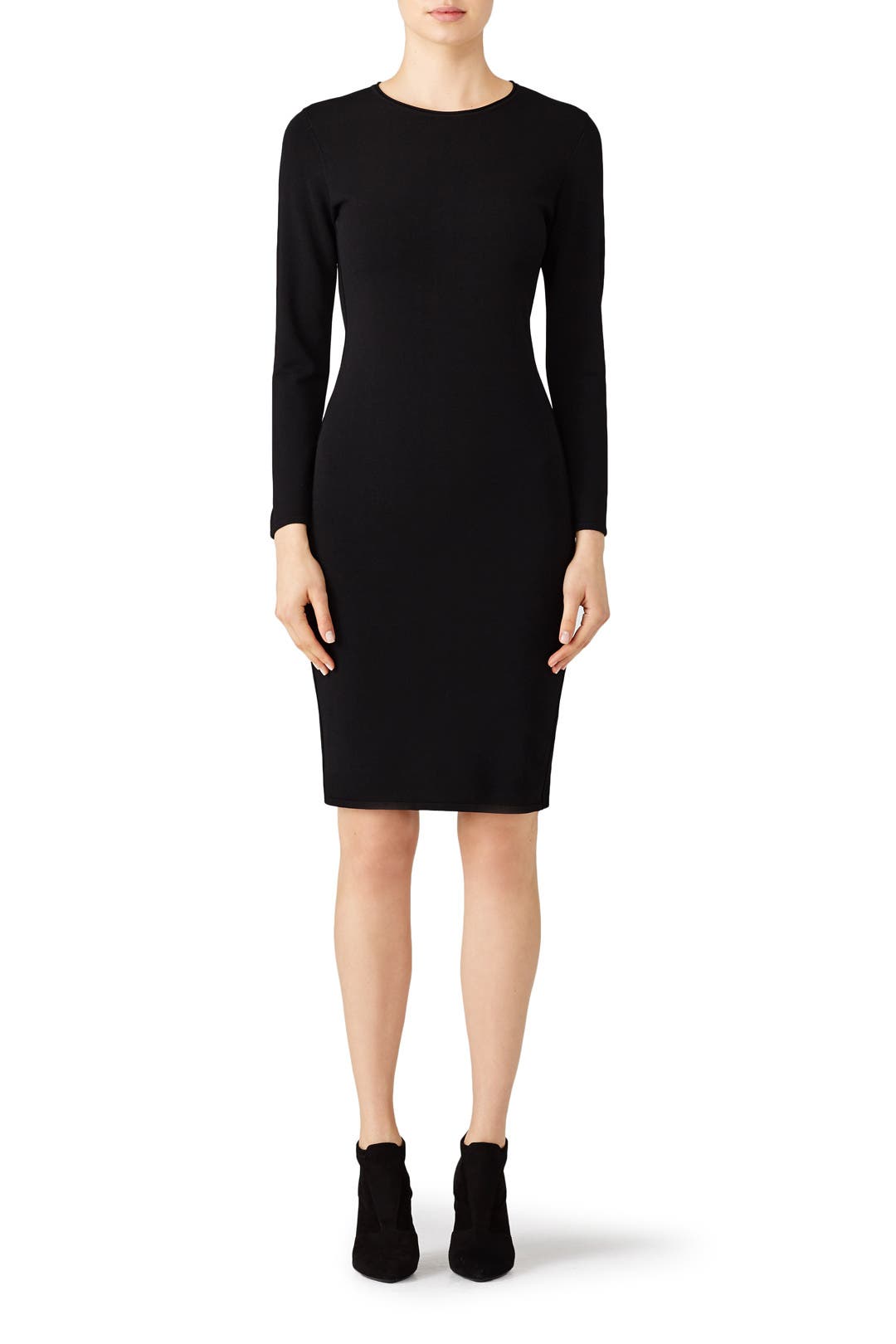 Black Fitted Dress by VINCE. Rent the Runway — free download