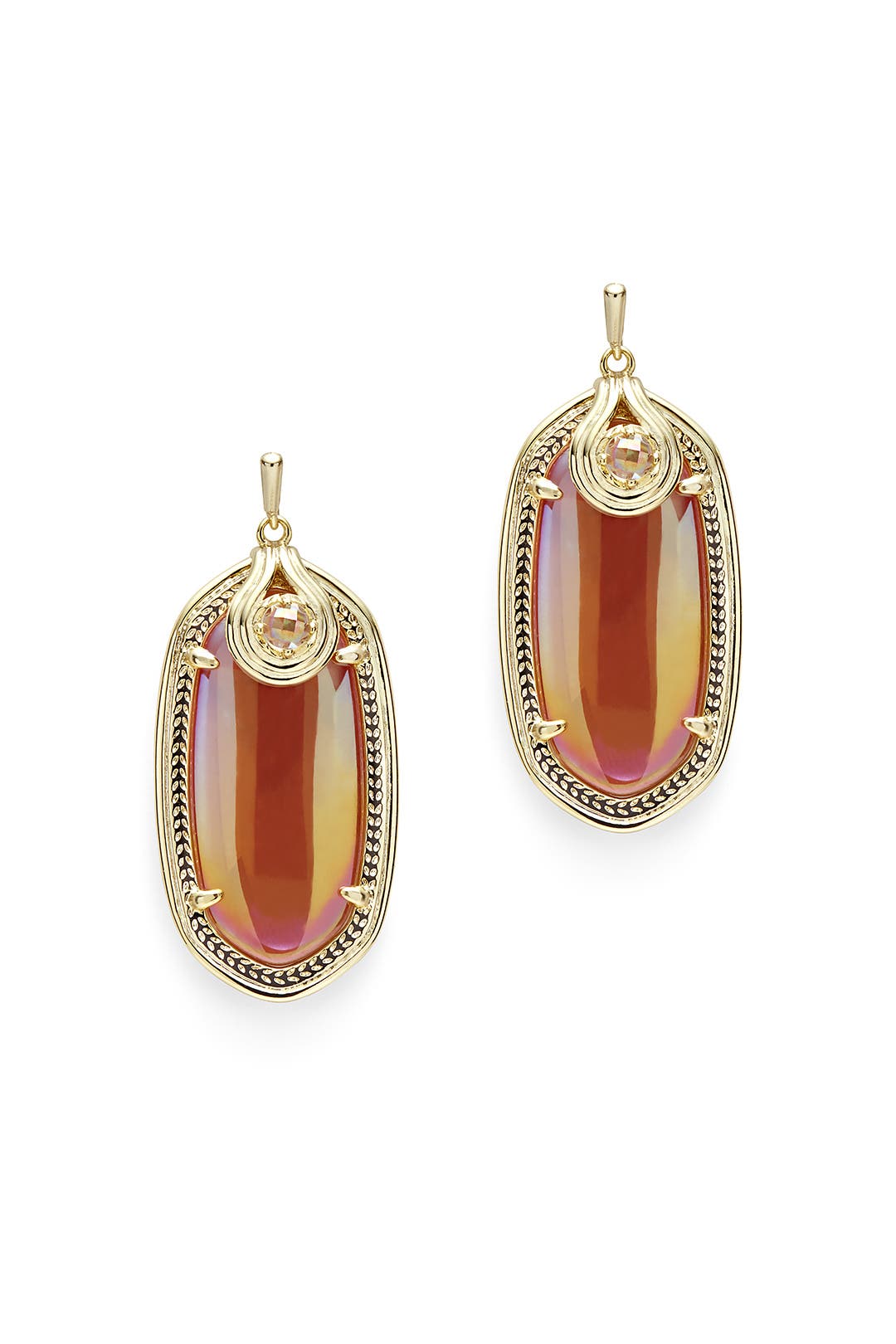 Tangerine Porter Earrings by Kendra Scott