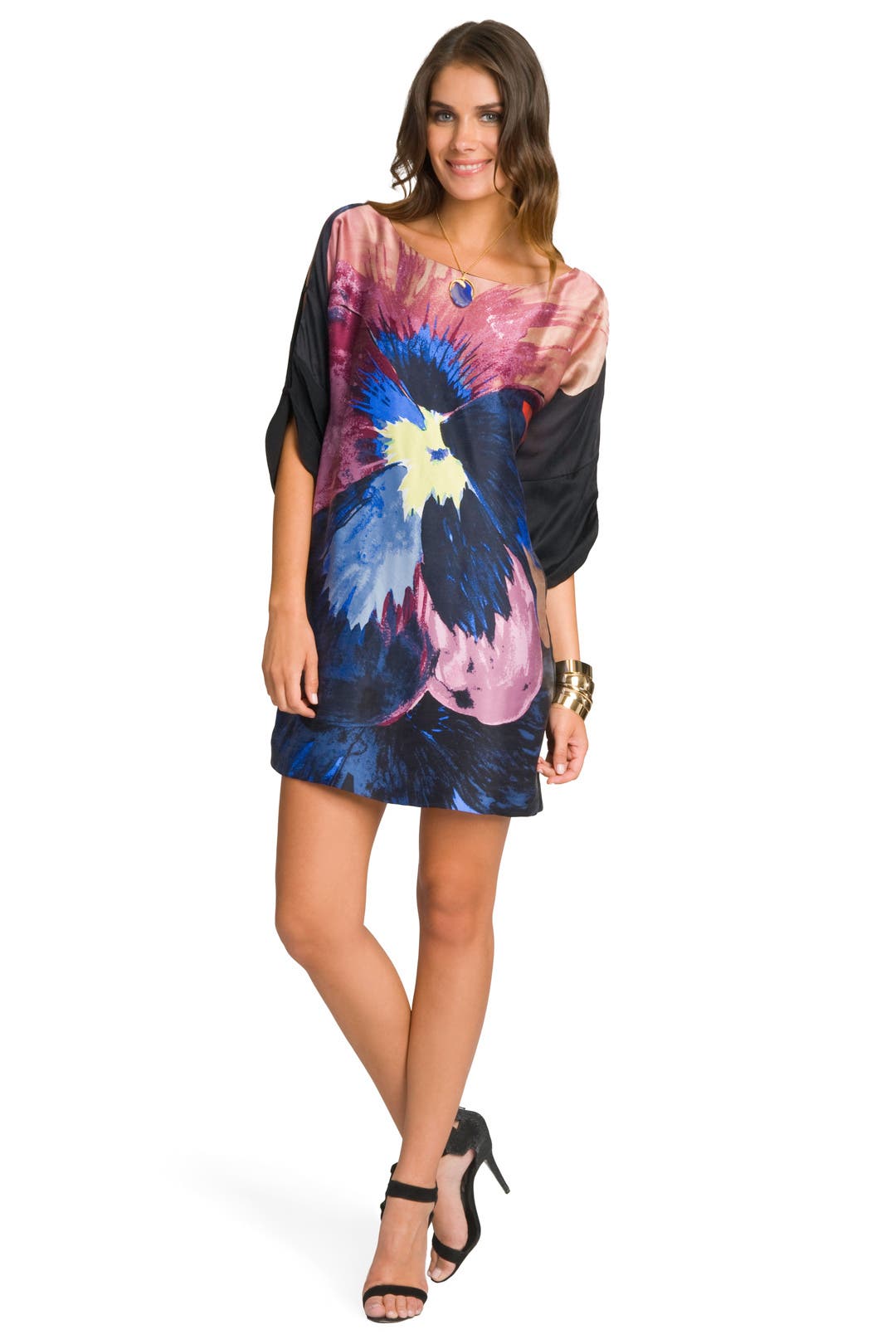 Pansy Print Tunic by Tibi