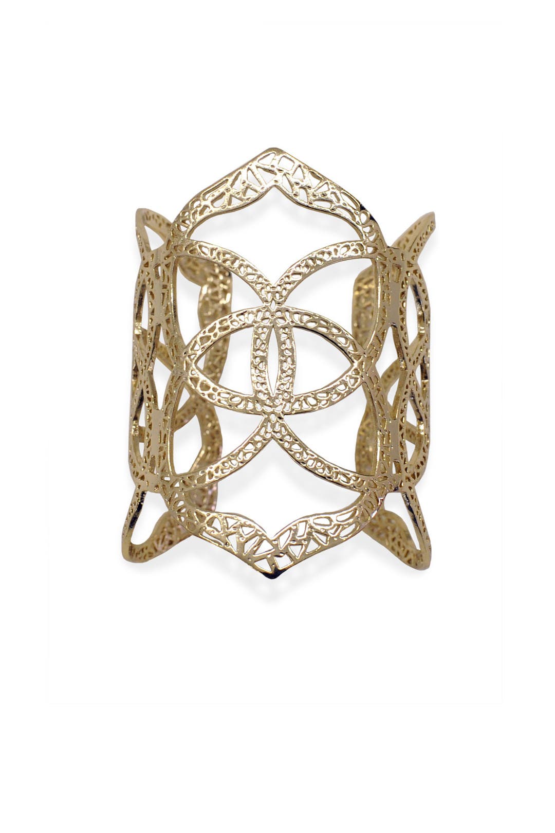 Gold Sanskrit Cuff by Kendra Scott