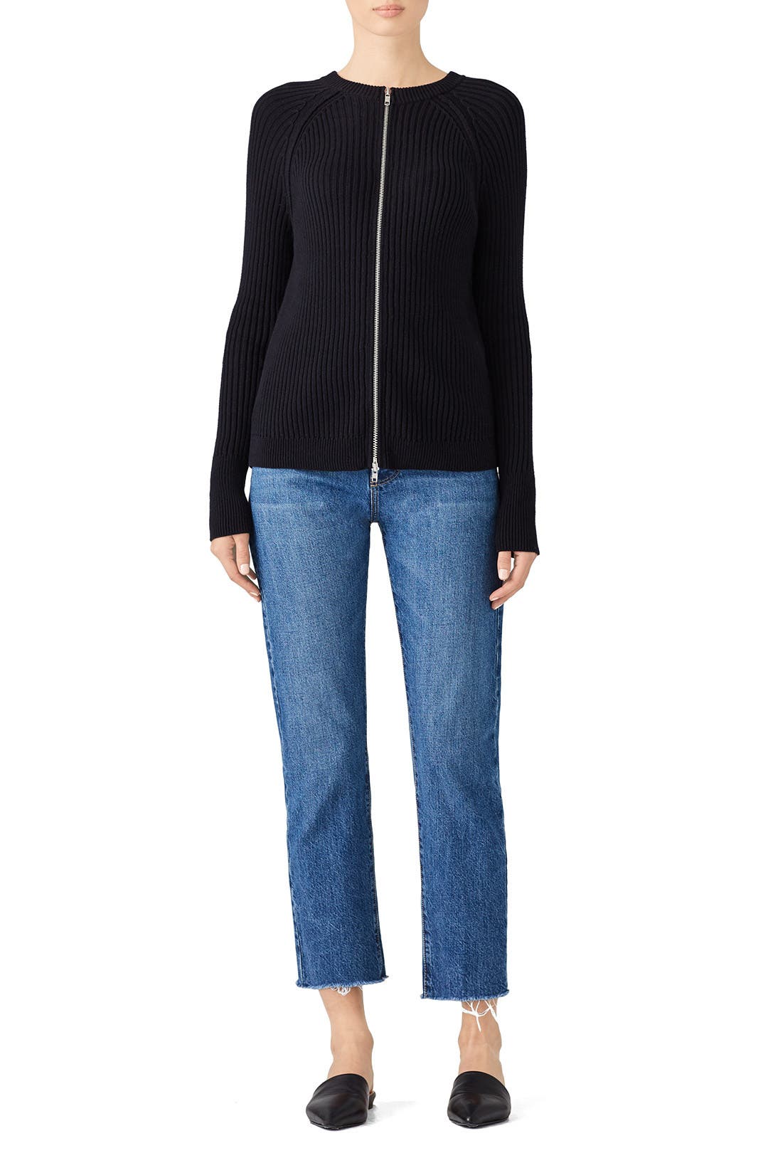 Black Zipper Knit by Michael Stars for 49 Rent the Runway