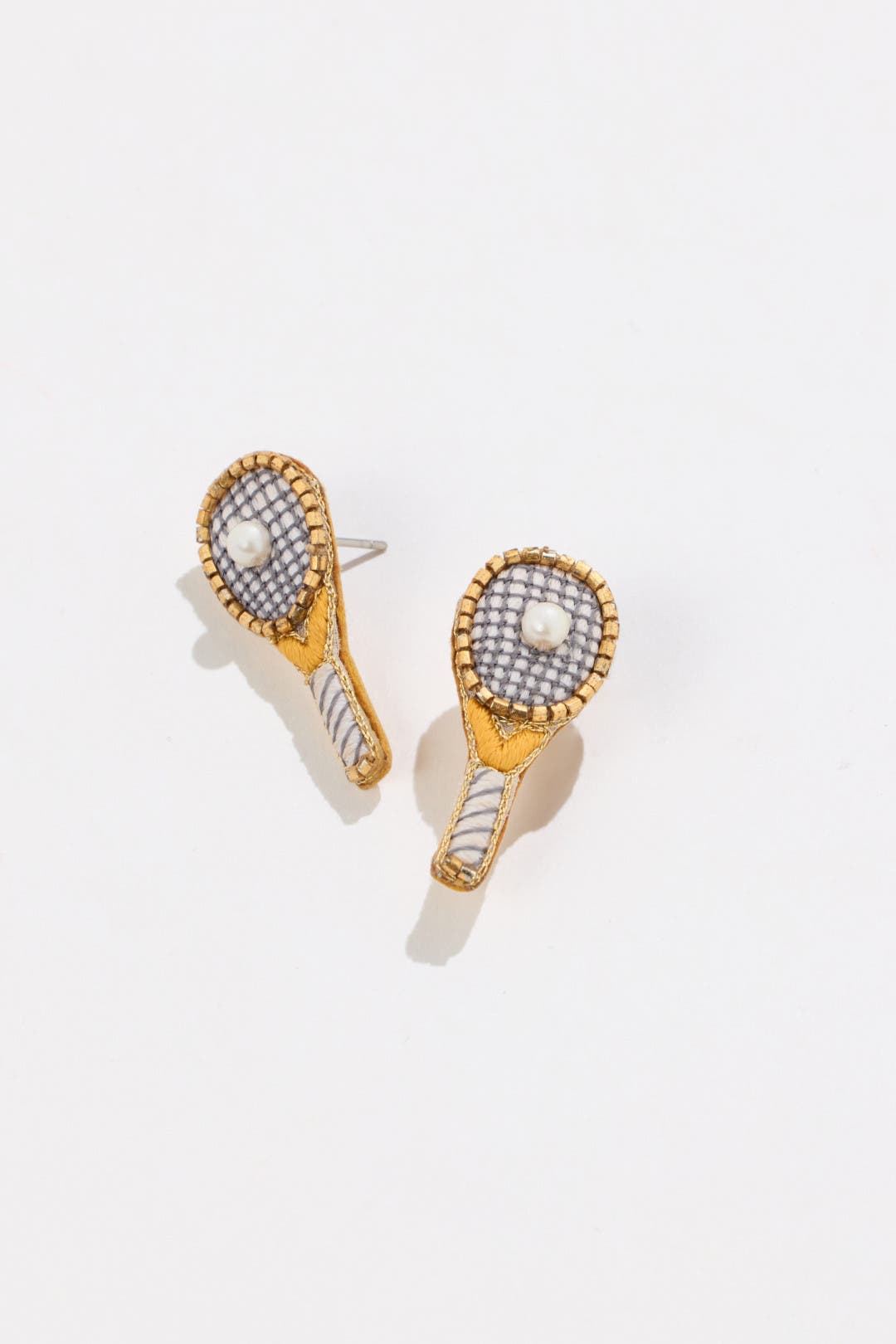 Tennis Racket Studs by Mignonne Gavigan for 15 Rent the Runway