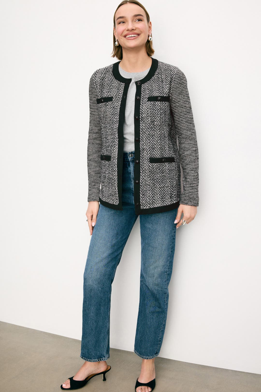 Button Up Fringe Pocket Jacket by NIC + ZOE | Rent the Runway