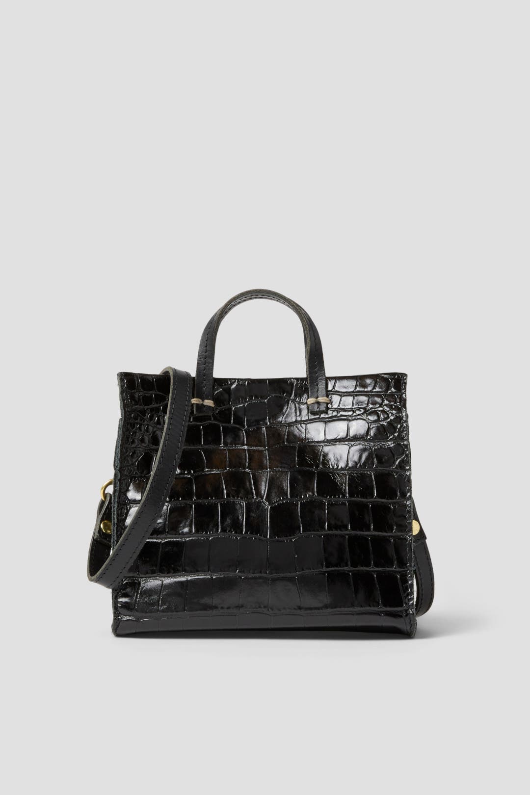 【NOTHING WRITTEN】Ain croco tote bag_2colors NOTHING WRITTEN Ain croco tote bag (Black) | eBay